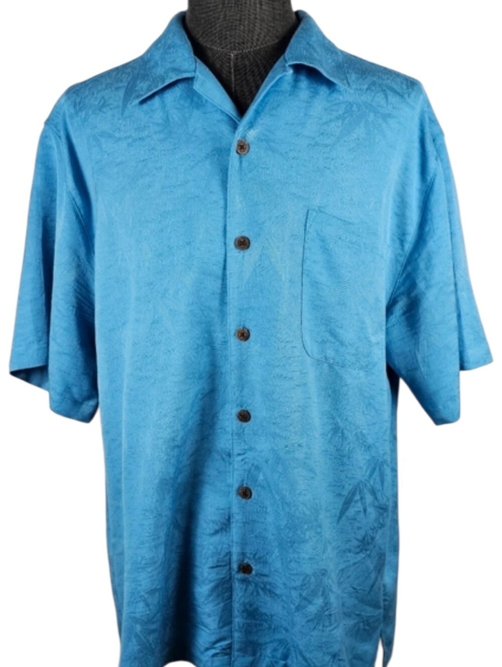 Caribbean Joe  Men's Hawaiian Surf Short Sleeve Button Down Size XL